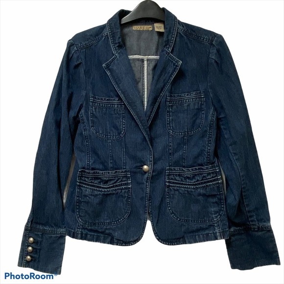 Massini Blue Denim Jacket - Picture 1 of 4